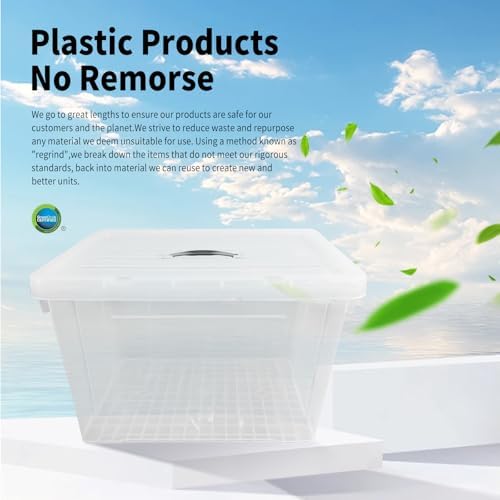 2 Quart 2-Pack Stackable Clear Storage Bins with Lids - Image 3