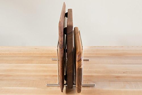 Small Cutting Board Organizer, Lifetime Stainless Steel Stores 1" Thick Baking Pans and Sheets, Fits in Cabinets - Image 3