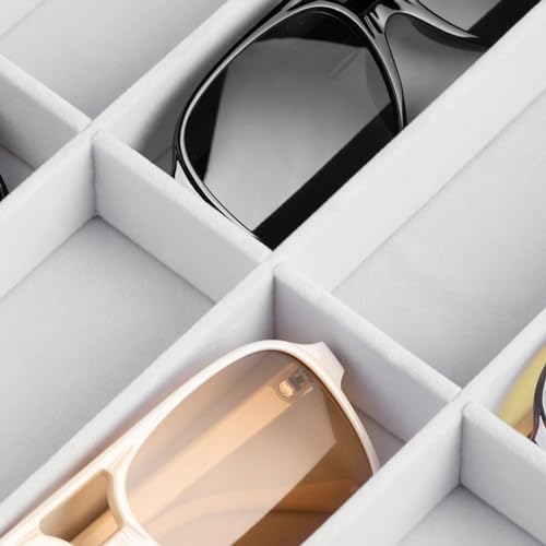 Frebeauty 8-Slot Sunglass Organizer,Velvet Sunglass Holder for Drawer - Image 5