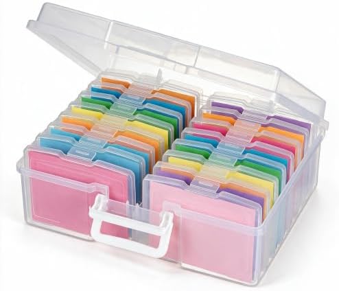 novelinks Photo Storage Boxes with Handle, Photo Organizers and Storage by novelinks