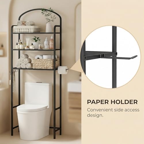 3 Tier Over The Toilet Storage Rack, Bathroom Organizer - Image 6
