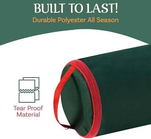 Elf Stor Wrapping Paper Storage Bag, Green, 40” x 9” - Image 4