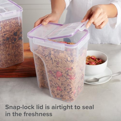 Snapware Airtight 2-Pack (22.8 Cup) Cereal Dispenser Storage Containers - Image 4