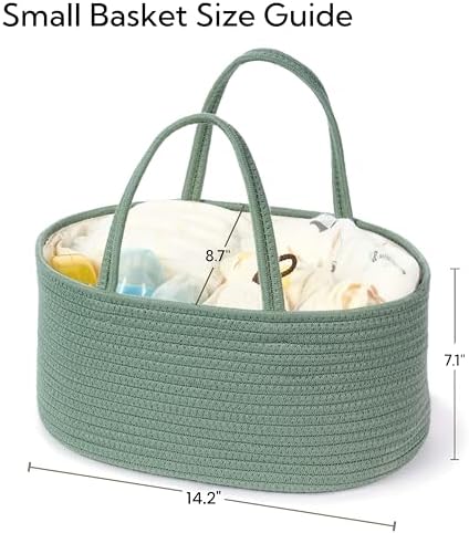 Diaper Caddy Organizer, Gift Basket for Baby Shower, Newborn Essentials - Image 3