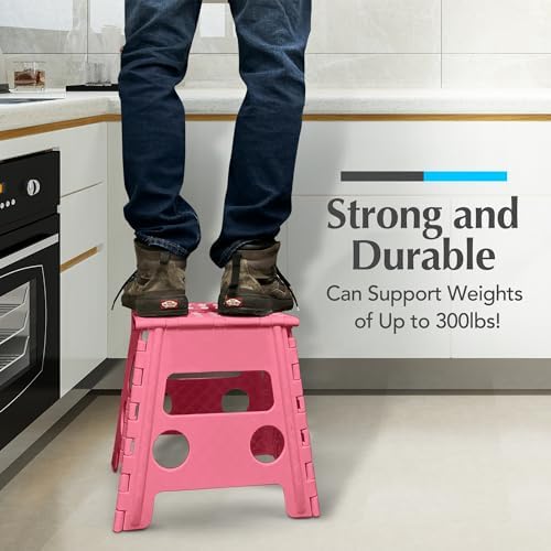 Handy Laundry Folding Step Stool 13 Inch, Sturdy for Adults, Non-Slip - Image 4