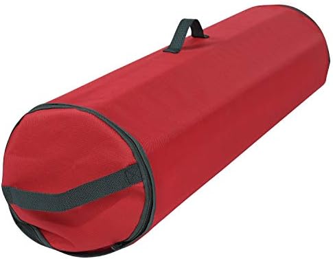 Wrapping Paper Storage Bag | Wrapping Paper Organizer Under Bed for Storing Multiple Rolls of Gift Wrap, 40” Length Container Constructed of Durable 600D Oxford Material (Red) - Image 5