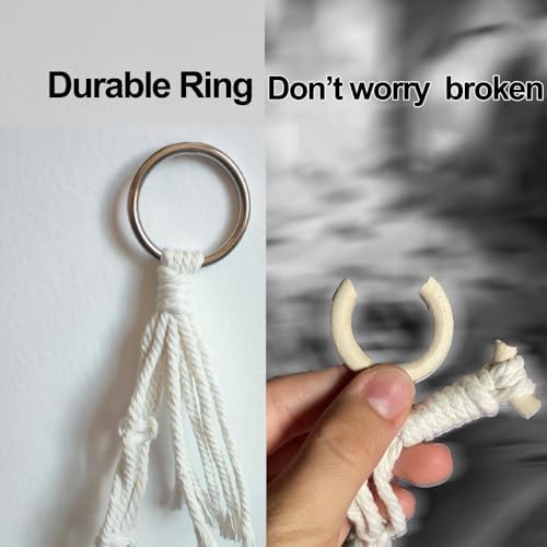 2 Pcs 80” Cotton Hanging Storage Chains for Stuffed Animal, Each Boho Display Chain Comes with 20 Metal Clips, Nursery Hanging Storage Organizer for Wall or Corner Nursery playroom (Colorful) - Image 5
