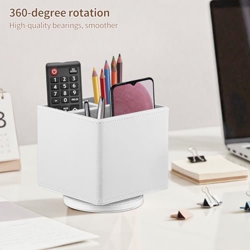 360° Spinning TV Remote Control Holder,Pen Caddy/Cup,Art Supplies Organizer - Image 2