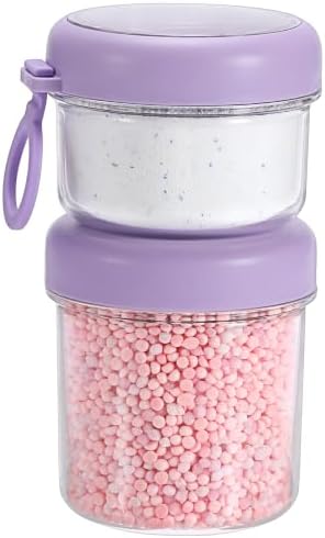 Portable Laundry Detergent Dispenser with Handle, Stackable Storage by Hoowen