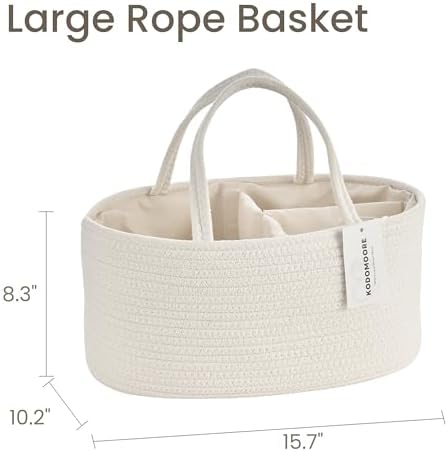Diaper Caddy Organizer, Gift Basket for Baby Shower, Newborn Essentials - Image 3