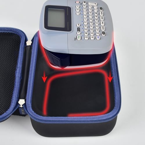 GWCASE Hard Case for Brother P-Touch PTM95 PT90 Handy Label Maker, Black - Image 3