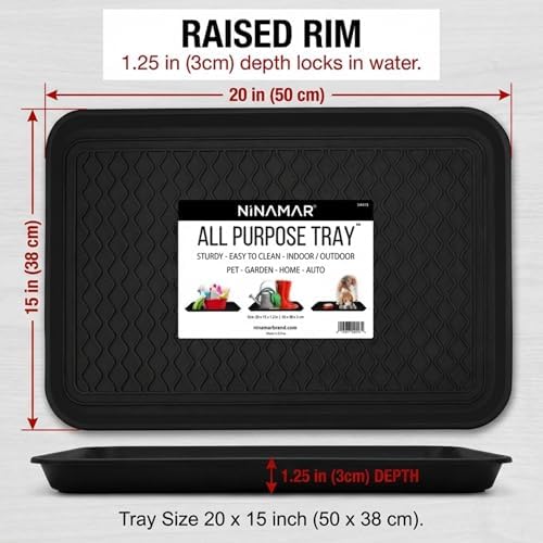 Ninamar Boot Tray – 20 x 15 Inch - 2 Trays - Image 2