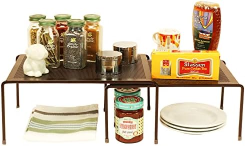 Deco Brothers Expandable Cabinet Shelf Organizer for Kitchen & Counter - Image 4
