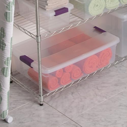 Sterilite ClearView Latch Boxes, Storage Bins with Lids, 32 Quart, 18-Pack - Image 5