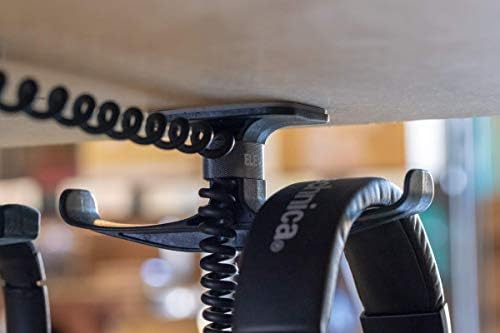 Elevation Lab The Anchor Pro (2-Pack) - Extra Strong Under-Desk Headphone Stand Mount with Built-in Cord Management - Image 3