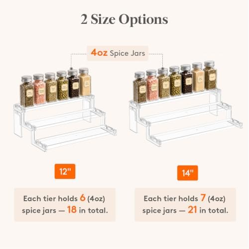 Lifewit 14″ Spice Rack, Perfume Cologne Stand, Tool-Free Assembly, 2 Pcs - Image 4