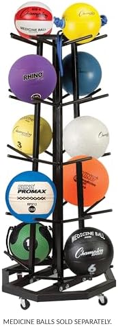 Champion Sports Medicine Ball Storage – Durable Racks & Trees for Organized Gym, Fitness & Sports Storage by ChampionSports