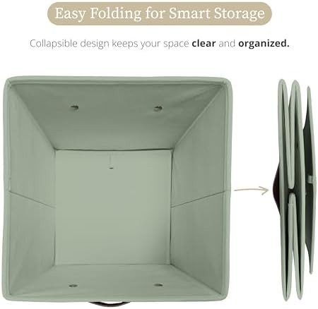 DECOMOMO Storage Bins, Cube Storage Bin with Labels - Image 6