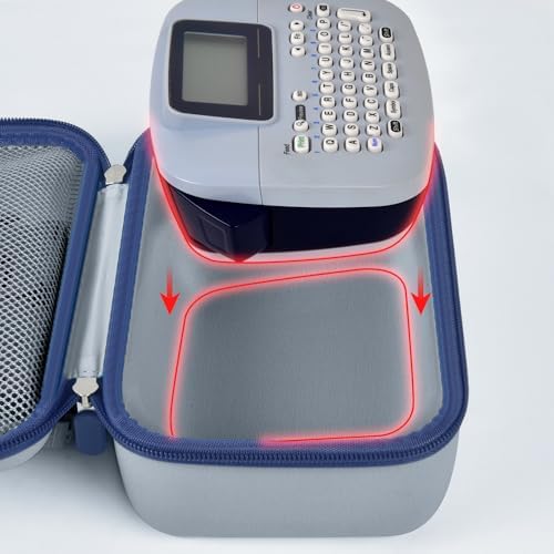 GWCASE Hard Case for Brother P-Touch PTM95 PT90 Handy Label Maker, Gray - Image 3