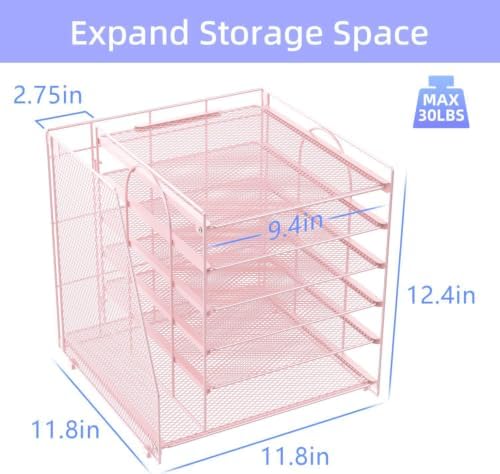 gianotter 6-Tier Paper Organizer With Magazine Holder - Image 4