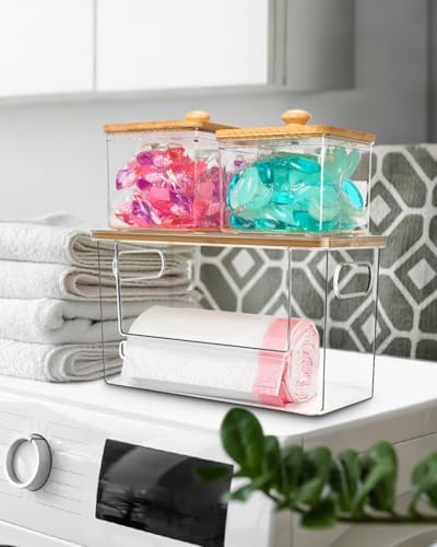 Trash Bag Dispenser 2 Pack - Under Sink Organizer, Plastic Bag Holder - Image 6