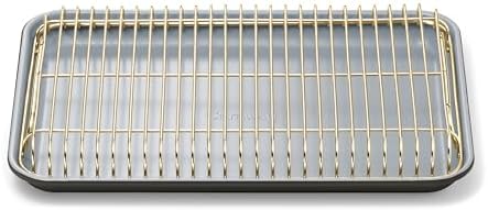 Caraway Non-Stick Ceramic Baking Sheet and Cooling Rack by Unknown