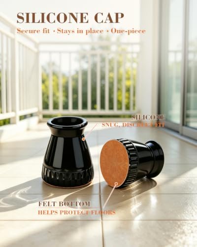 40 Pcs Chair Leg Floor Protectors for Hardwood Floors - Image 6