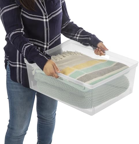 Wide 3-Drawer Organizer Tower, Plastic Storage Unit with Removable Clear Bins, Tool-Free Easy Assembly, White - Image 5