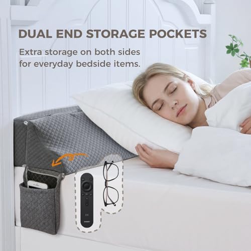Bed Wedge Gap Filler Twin Size, Wedge Pillow for Headboard Gap, 39×10×6 in - Image 5