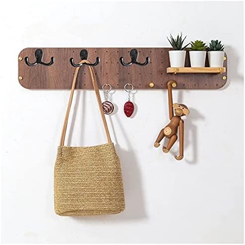 Coat Hooks Hardware, 10Pcs Wall Hooks Heavy Duty Hooks for Hanging Coats No Rust Double Robe Hook Wall Mounted for Key Towel Bags Cup Hat (Black) - Image 4
