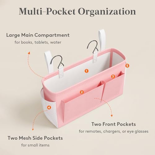 Lifewit Bedside Caddy Storage Organizer, Hanging Storage Bag for Bunk Bed - Image 5