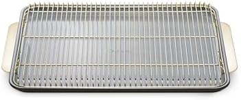 Caraway Non-Stick Ceramic Baking Sheet and Cooling Rack by Unknown