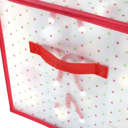 Sattiyrch Plastic Christmas Ornament Storage Box with Trays,Customizable Dividers, Dust-Proof Durable Ornament Organizer Holder,Christmas Storage Containers,Holds 64 x 3 Ornaments - Image 5