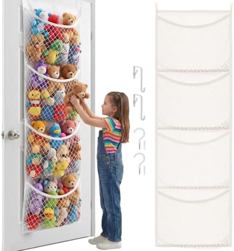 Ofiray-home Cotton Over The Door Stuffed Animal Storage by Ofiray-home