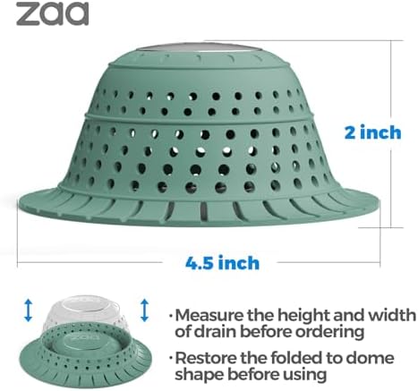 zaa Shower Drain Hair Catcher Bathtub Drain Strainer Sink Drain Protector - Image 5