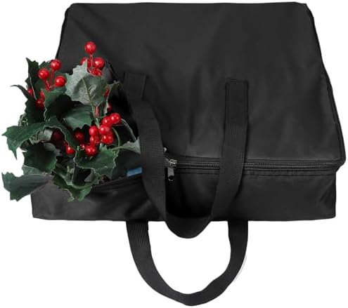 Oudain Pop up Christmas Tree Storage Bag Large, 30 x 30 x 4.3 Inch, Black by Oudain