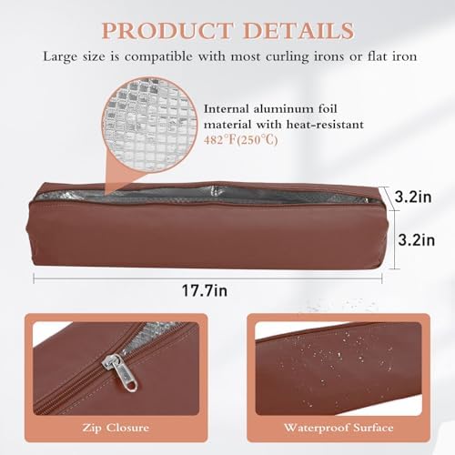 Suafrnut Professional Heat Resistant Hot Hair Tools Organizer Bag - Image 3
