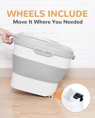 30-35 Lbs Dog Food Storage Container Collapsible Dog Food Container - Image 6