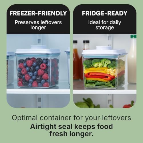 Bop Top Airtight Food Storage Containers | Pop-Top Lid | 7 Cups / 57 Oz - Image 3