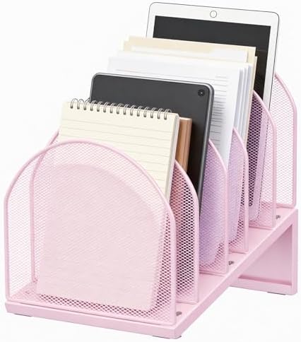 gianotter Desktop File Organizer with 5 Compartments by gianotter