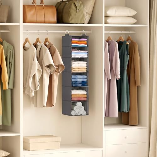 Lifewit Hanging Closet Organizer and Storage for Clothes 6 Tier - Image 2
