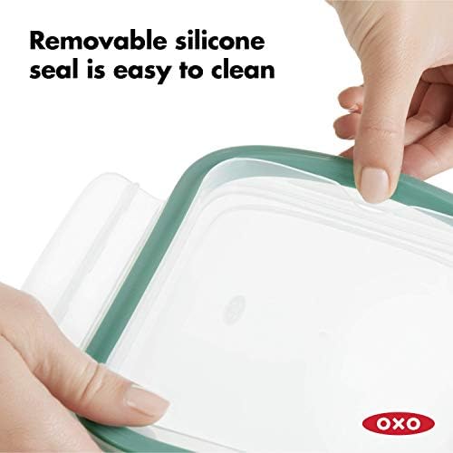 OXO Good Grips 8 Cup Smart Seal Airtight Glass Rectangle Container - Image 4