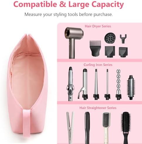 MOKURA Hair Tools Travel Bag Compatible with Shark Flexstyle (Pink Gifts) - Image 5