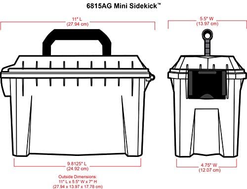 ArtBin Mini Sidekick Carrying Case with Handle, Clear - Image 3