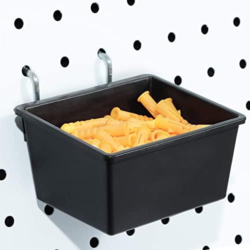 Pegboard Hooks with Bins, Peg Locks, for Organizing Various Tools, 117 PCS, 60 of Which are Locks - Image 5