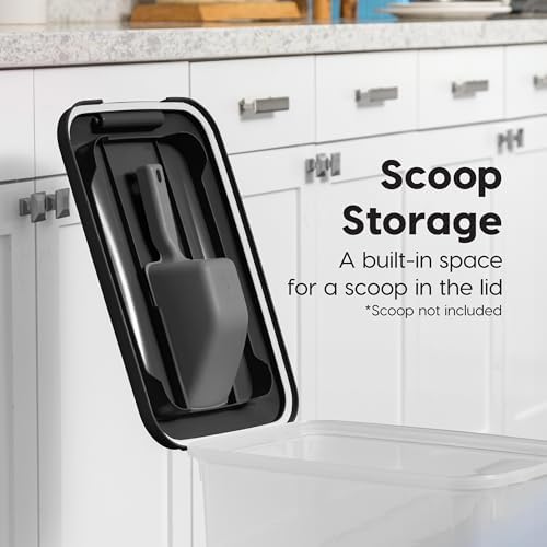 IRIS USA Dog Food Storage Container, 2-Pack, Up to 30 lbs, Black - Image 6