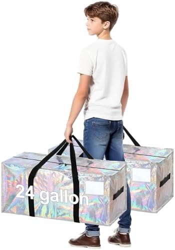4 Pcs 24 Gallon Extra Large Moving Bags Heavy Duty Storage Bag - Image 2