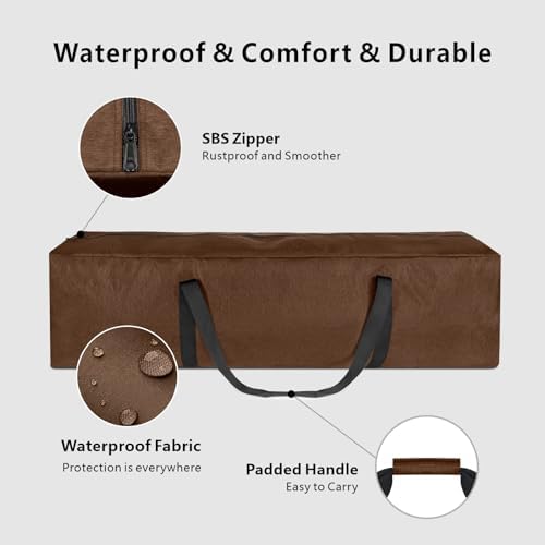 TOPDesign 1-Pack Long Storage Duffle Bag – 46" x 12.5" x 12.5", 30Gal - Image 3