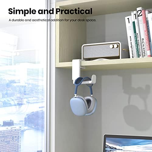 EURPMASK Rotating Headphone Stand,Adjustable Clamp-on Headset Holder Hanger - Image 2