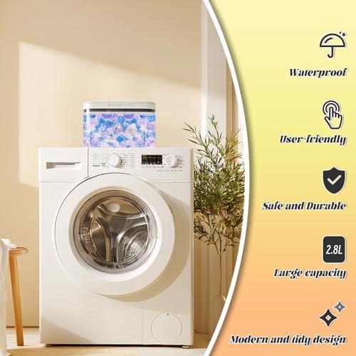 Laundry Pod Holder with Lid,94oz Container for Detergent Storage,No Pods - Image 4
